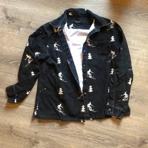 Vintage True Grit skier flannel